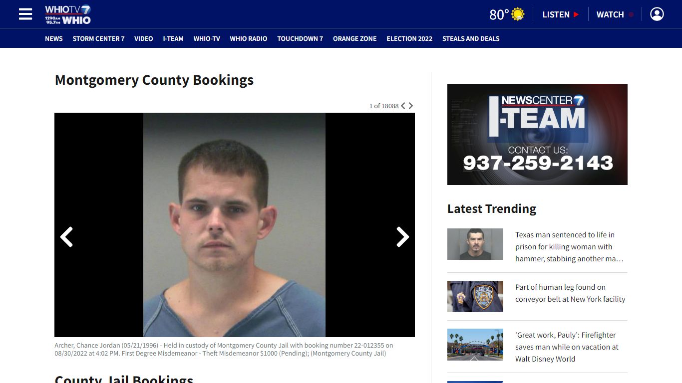 Montgomery County Inmates – WHIO TV 7 and WHIO Radio